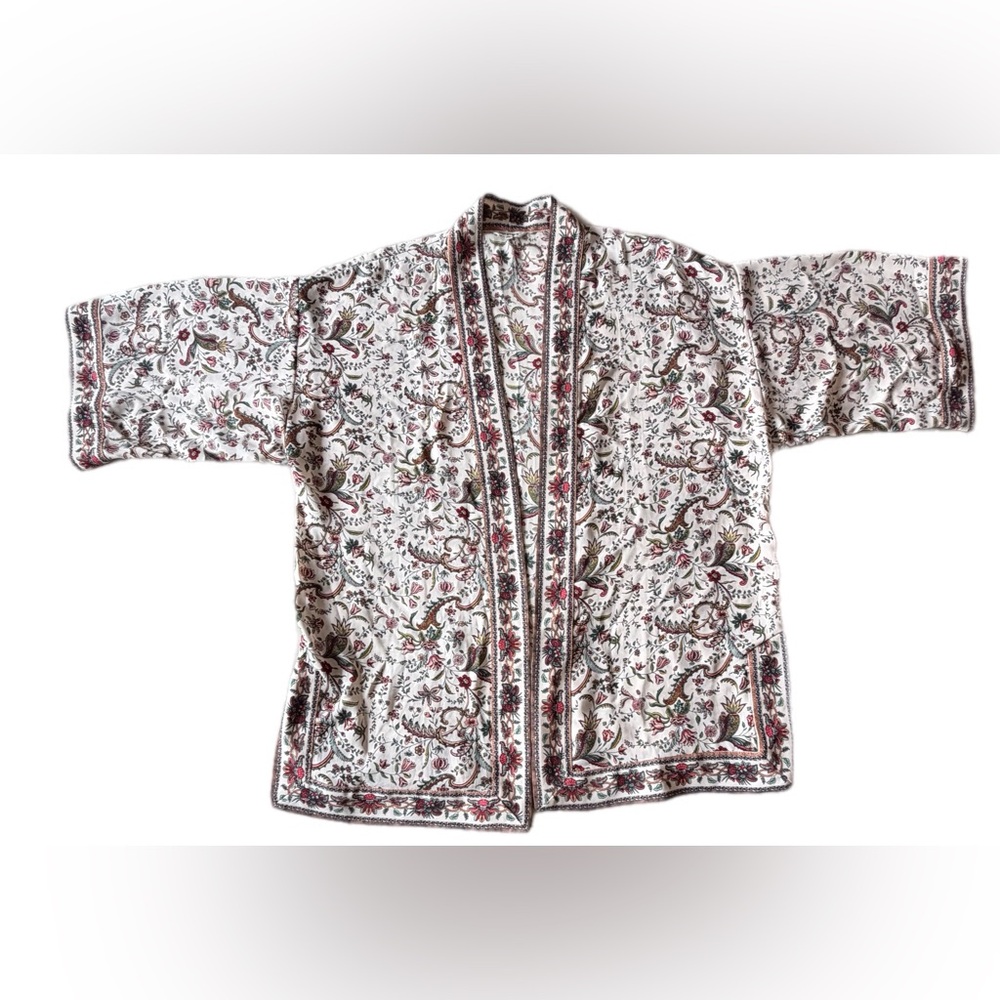 Max Studio Womens Multicolor
Floral Kimono Sz M - Picture 3 of 11